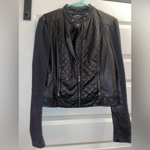 Faux leather jacket